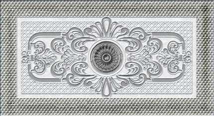 Декор Eurotile 353 Eclipse Grey 9x16