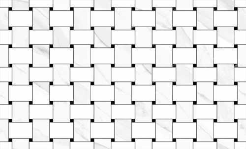 Плитка Geotiles Tangle Blanco 33.3*55