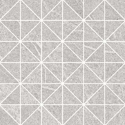 Meissen O-GBT-WIE091 Мозаика Grey Blanket треугольники серый 29x29
