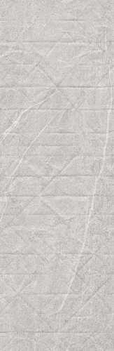 Плитка Meissen O-GBT-WTA093 Grey Blanket рельеф мятая бумага серый 29x89