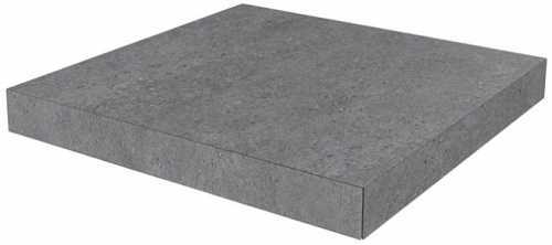 Kerama Marazzi DL501020R/GCA Фондамента ступень угловая клееная серый темный 33х33