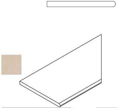 Бордюр Italon 620090000400 MAGNESIO BORDO ROUND DX 30x60