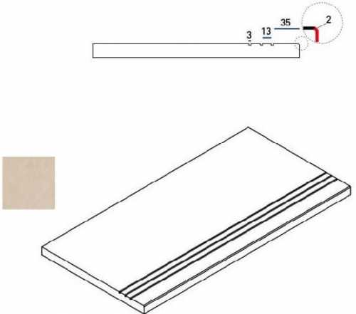 Бордюр Italon 620090000405 MAGNESIO BORDO GRIP 30x60