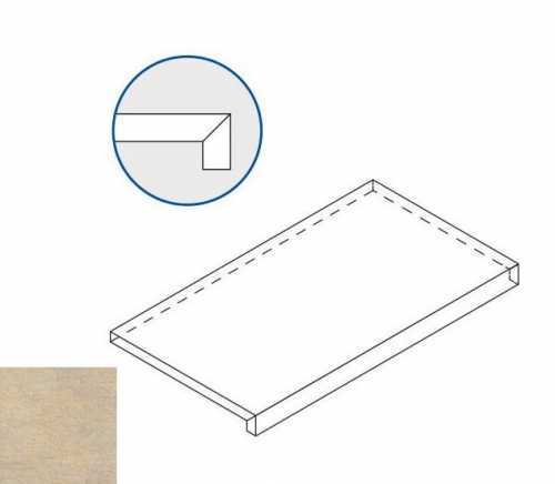 Ступень Italon 620070000709 SAND X2 SCALINO FRONTALE 30x60