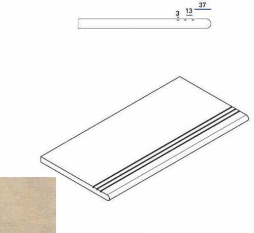 Ступень Italon 620040000038 SAND GRADINO ROUND GRIP DX 30x60