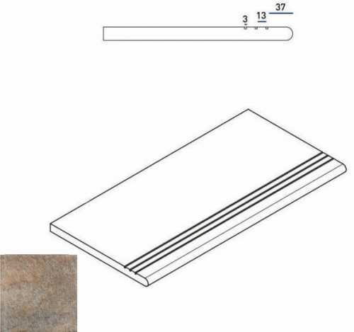 Ступень Italon 620040000042 EMERALD GRADINO ROUND GRIP SX 30x60