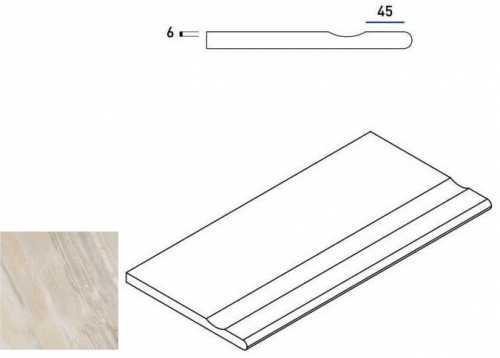 Бордюр Italon 620090000198 WHITE BORDO SVASATO ROUND 30x60