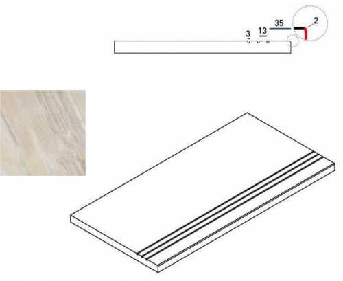 Бордюр Italon 620090000207 WHITE BORDO GRIP 30x60