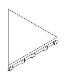 Бордюр Italon 620090000832 Griglia Frame 10 Destro/Right 25x25
