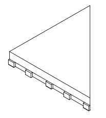 Бордюр Italon 620090000829 Griglia Frame 20 Sinistro/Left 25x25