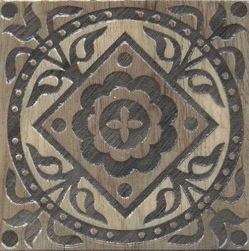 Kerama Marazzi HGD/B28/TU0031L Вставка Фратте серый лаппатированный 20х20