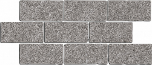 Бордюр Kerama Marazzi BR025 Роверелла пепельный мозаичный 34.5x14.7