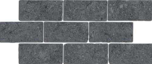 Бордюр Kerama Marazzi BR021 Роверелла серый темный мозаичный 34.5x14.7