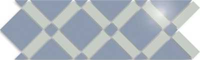 Бордюр Kerama Marazzi TU139/001 Креп полир аквам+голуб 42х14