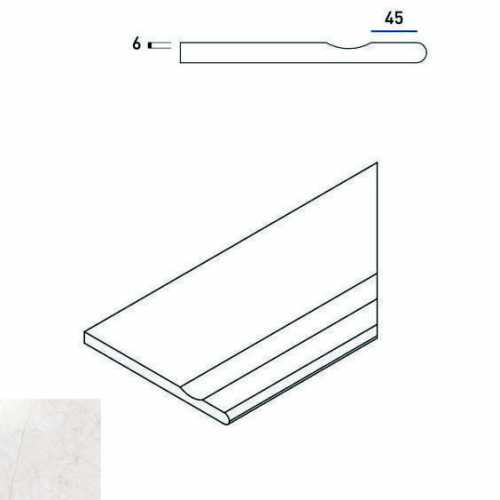 Бордюр Italon 620090000275 PURE BORDO SVASATO ROUND DX 30x60