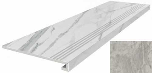 Ступень Kerama Marazzi DL503100R/GCF Альбино серый 33*119.5