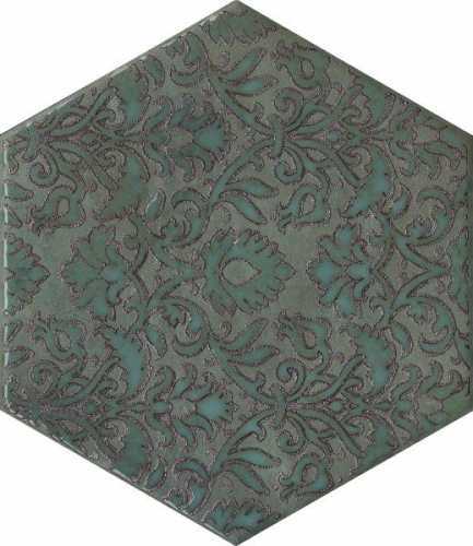 Декор Kerama Marazzi VT/B560/SG23037N Гроссето зеленый 20x23