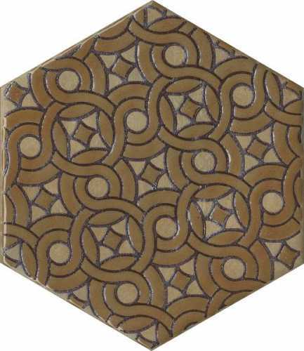 Декор Kerama Marazzi VT/A559/SG23039N Гроссето жёлтый 20x23