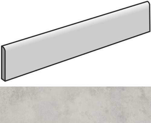 Плинтус Italon 610130004070 Millenium Silver Battiscopa 7.2x60