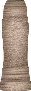 Декоративная вставка Kerama Marazzi SG7318/AGE Угол внешний Меранти пепельный светлый 8х2.9