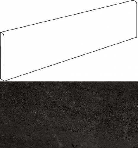 Плинтус Atlas Concorde 610130002166 Wise Dark Battiscopa 7.2x60