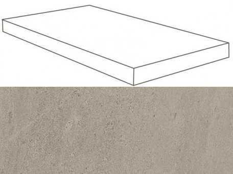 Ступень Atlas Concorde 620070001126 Silver Grey Scalino Angolare SX Lap 33x60