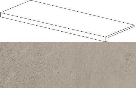 Ступень Atlas Concorde 620070001086 Silver Grey Scalino Frontale 33x120