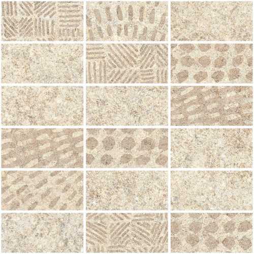 Vitra K9498888R001VTE0 Stone-X Мозаика Кремовый Матовый R10A (5х10) 30х30