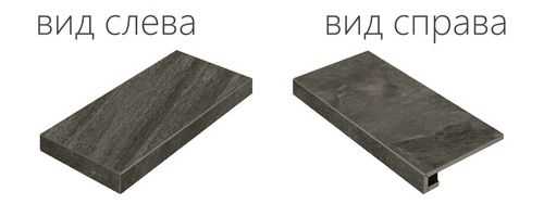 Ступень Italon 620070000746 Climb Graphite Scalino Angolare Sinistro 33x60