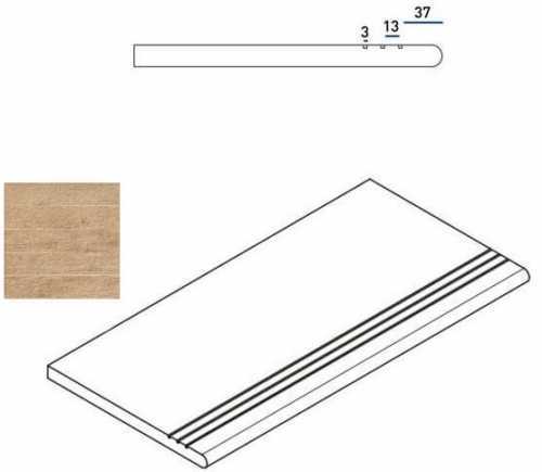 Ступень Italon 620040000032 OLIVE GRADINO ROUND GRIP DX 30x60