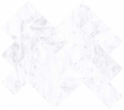 Мозаика Vitra K946568LPR Marmori Шеврон Каррара Белый (5х10) 31