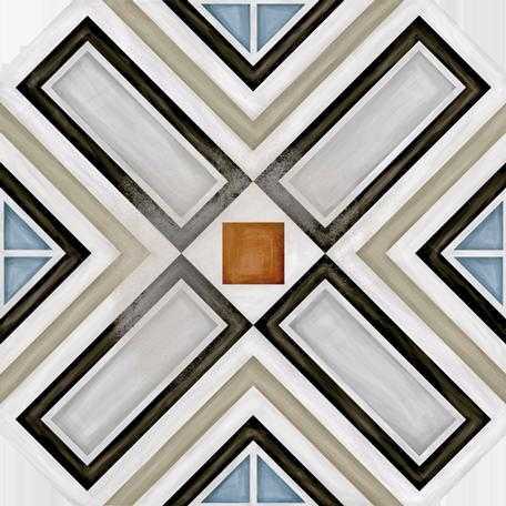 Декор VIVES Octogono Ritter Multicolor 20x20 g. 156