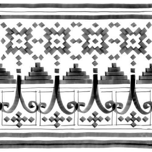 Декор VIVES Bellaria-2 Sombra 20x20 g.198