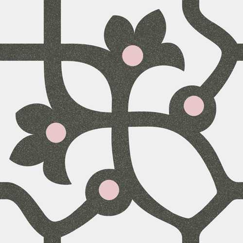 Декор VIVES Jujol Grafito 20х20 g.207