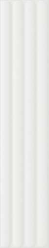 Плитка DNA Tiles Plinto Out White Matt 10.7x54.2
