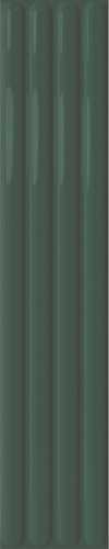 Плитка DNA Tiles Plinto Out Green Gloss 10.7x54.2