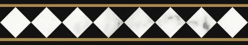 Бордюр Villeroy&Boch K1425MKB40 Victorian Diamond Border 7
