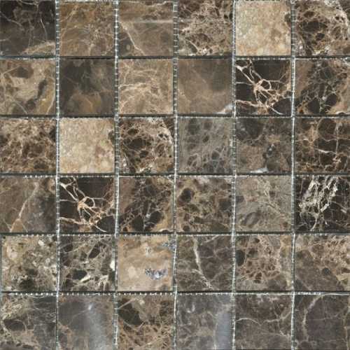 Мозаика Colori Viva CV20092 Mos.Polished Dark Emperador 5x5 30.5x30.5