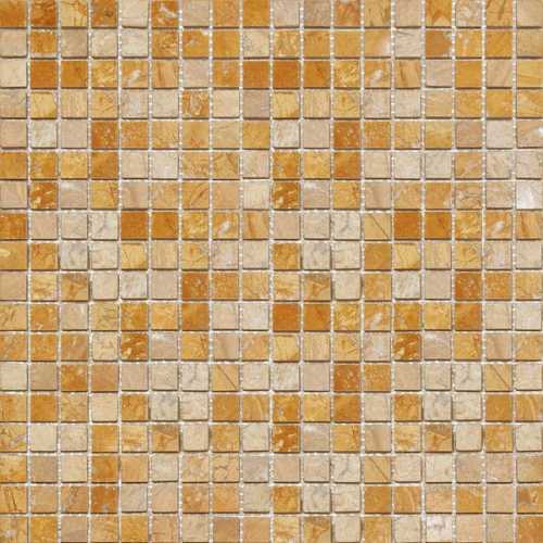 Мозаика Colori Viva CV20049 Mos.Nat./Polished Golden Travertin 1.5x1.5 30.5x30.5