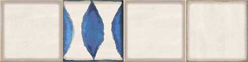 Декор Eletto Ceramica 586832001 Faenza Cobalt Flor Frise 1 15.6x63