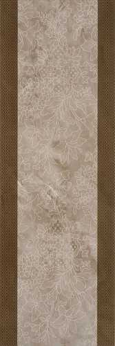 Декор Serra Incanto Floral Decor Brown Glossy 30x90