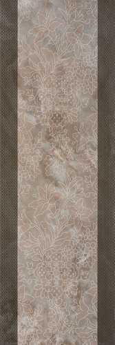 Декор Serra Incanto Floral Decor Anthracide Glossy 30x90