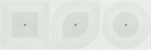 Декор Serra Flavia Geometric Decor Off White Glossy 30x90