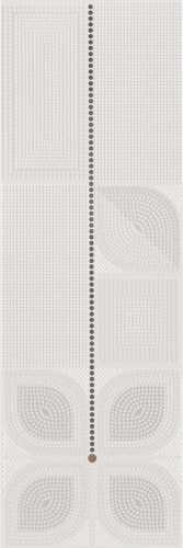 Декор Serra Flavia Flower Decor Off White Glossy 30x90