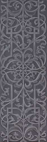 Villeroy&Boch 1335AN91 Декор Mon Coeur антрацит 30*90