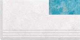 Serapool BBSCL Ступень Blue Bead Left Antislip 33х66