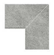 Бордюр Serapool Внутренний угол 90° Pool Garden Grey Flat Handle 25x25