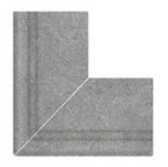 Бордюр Serapool Наружный угол 90° Cement Grey Handle 25x25