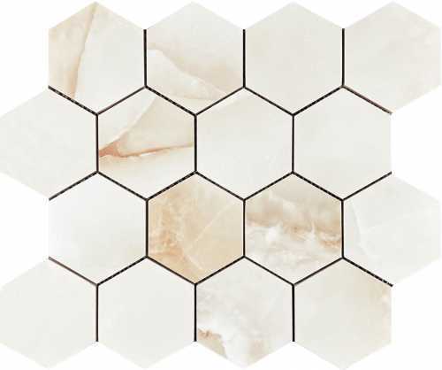 Декор Velsaa Mosaic Antisky Hexagone 28x33