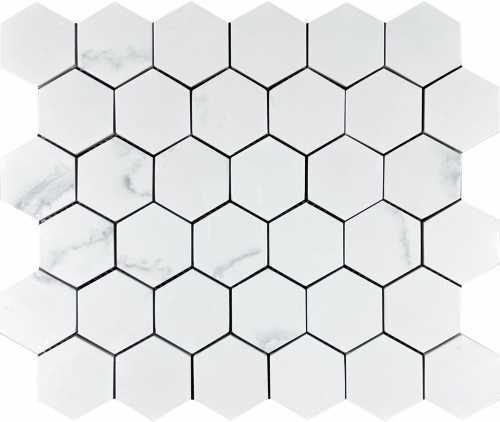 Декор Velsaa Mosaic Calacata Lite 48 Hexagone 30.9x32.2